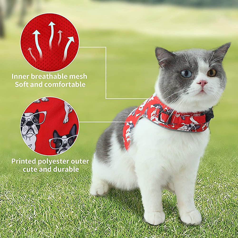 Foto 2 | Arnés Para Gatos Huoguo Ajustable Con Correa Reflectante Xs-l - Venta Internacional.