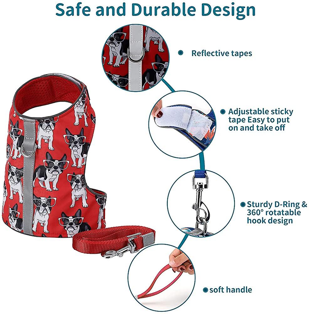 Foto 4 pulgar | Arnés Para Gatos Huoguo Ajustable Con Correa Reflectante Xs-l - Venta Internacional.
