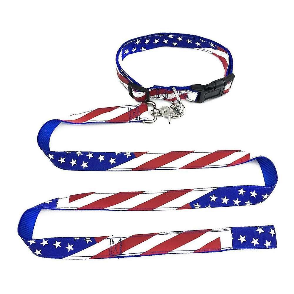 Foto 6 pulgar | Juego De Collar Y Correa Para Perro, Bandera De Cocina Para Mascotas, Ajustable - Venta Internacional.