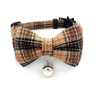Foto 5 | Collar Para Gatos Huoguo, Hebilla De Seguridad, Campana, Navidad, Scott Plaid - Venta Internacional.