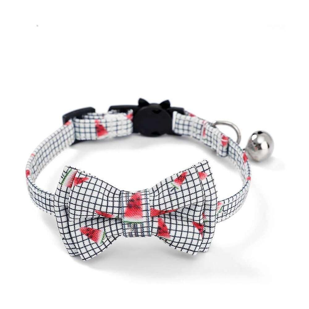 Foto 6 pulgar | Collar Para Gatos Breakaway Con Pajarita En Forma De Campana, Bonito Collar Para Mascotas Y Gatitos - Venta Internacio