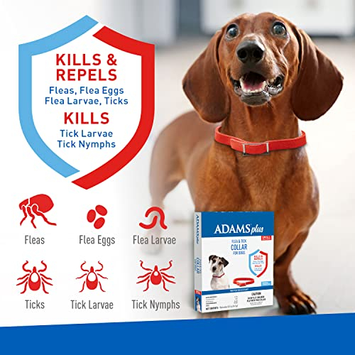 Foto 4 pulgar | Collar Antipulgas Y Garrapatas Adams Plus Para Perros Con Protección De 7 Meses - Venta Internacional.