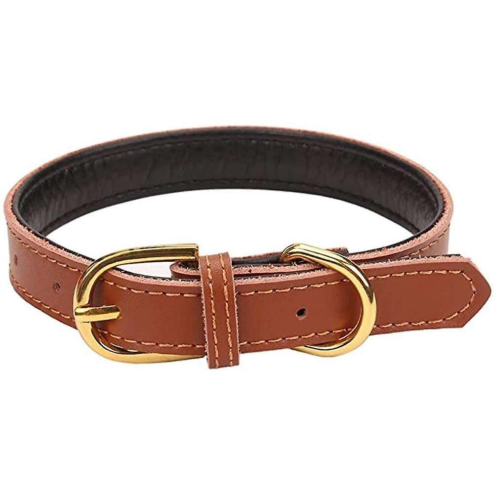Foto 5 pulgar | Collar Para Mascotas, Piel Sintética Suave, Color Liso, Para Perros Y Gatos - Venta Internacional.