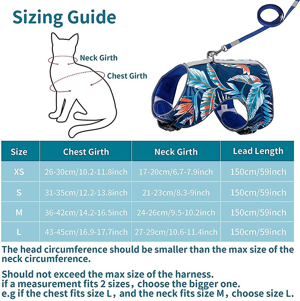 Foto 3 pulgar | Juego De Arneses Reflectantes Para Gatos Huoguo Con Correa A Prueba De Fugas - Venta Internacional.