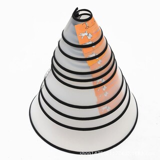 Foto 3 | Collar Cónico Para Mascotas Huoguo, Cirugía De Recuperación De Cuello Ajustable - Venta Internacional.