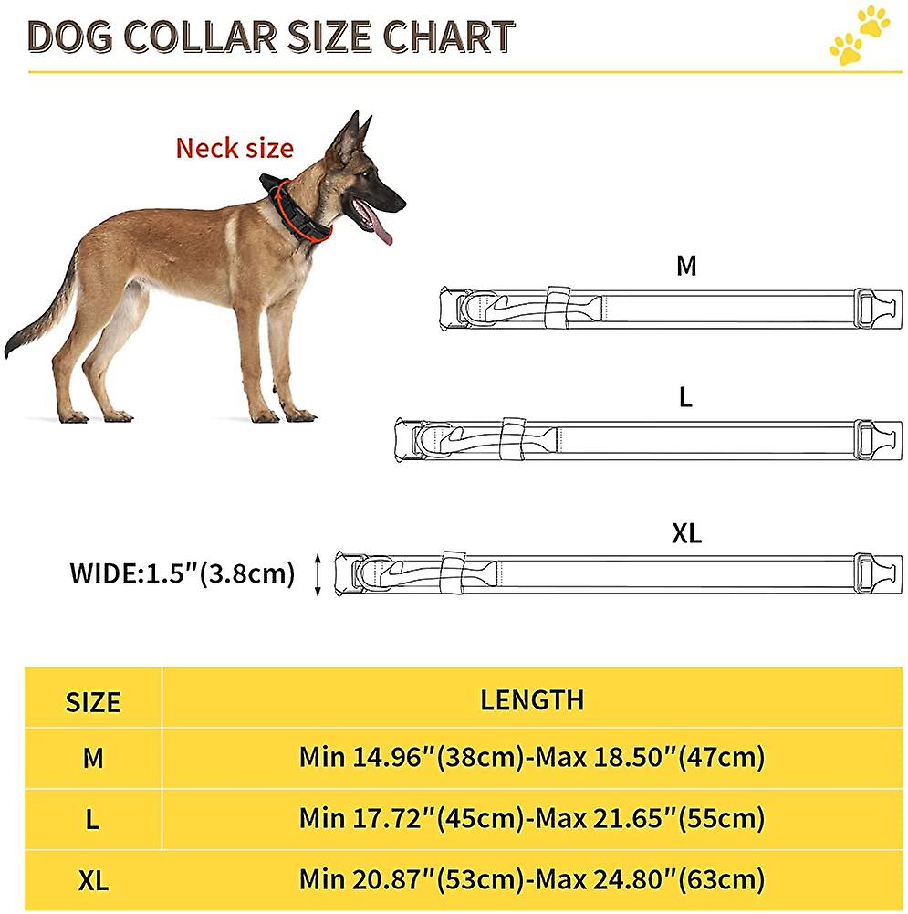 Collar De Perro Táctico Militar Ajustable Con Mango De Control - Venta Internacional.