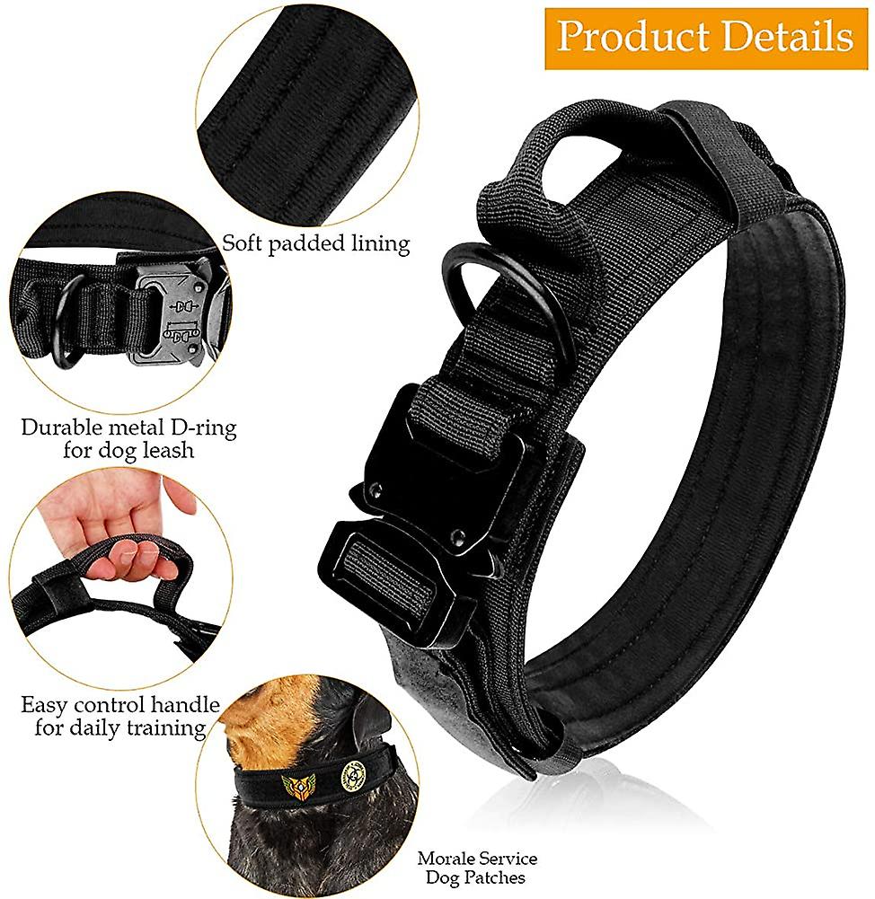 Collar De Perro Táctico De Nylon Ajustable K9 Militar Huoguo - Venta Internacional.