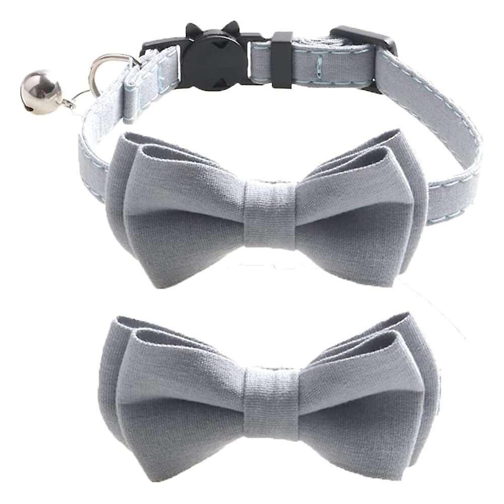 Foto 6 pulgar | Collar De Gato, Collar Ajustable De Leopardo Para Mascotas Con Pajarita - Venta Internacional.