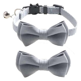 Foto 5 | Collar De Gato, Collar Ajustable De Leopardo Para Mascotas Con Pajarita - Venta Internacional.