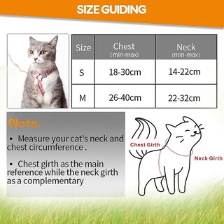 Foto 4 | Arnés Para Gatos Huoguo, 140 Cm, Estampado De Flores Con Correa - Venta Internacional.