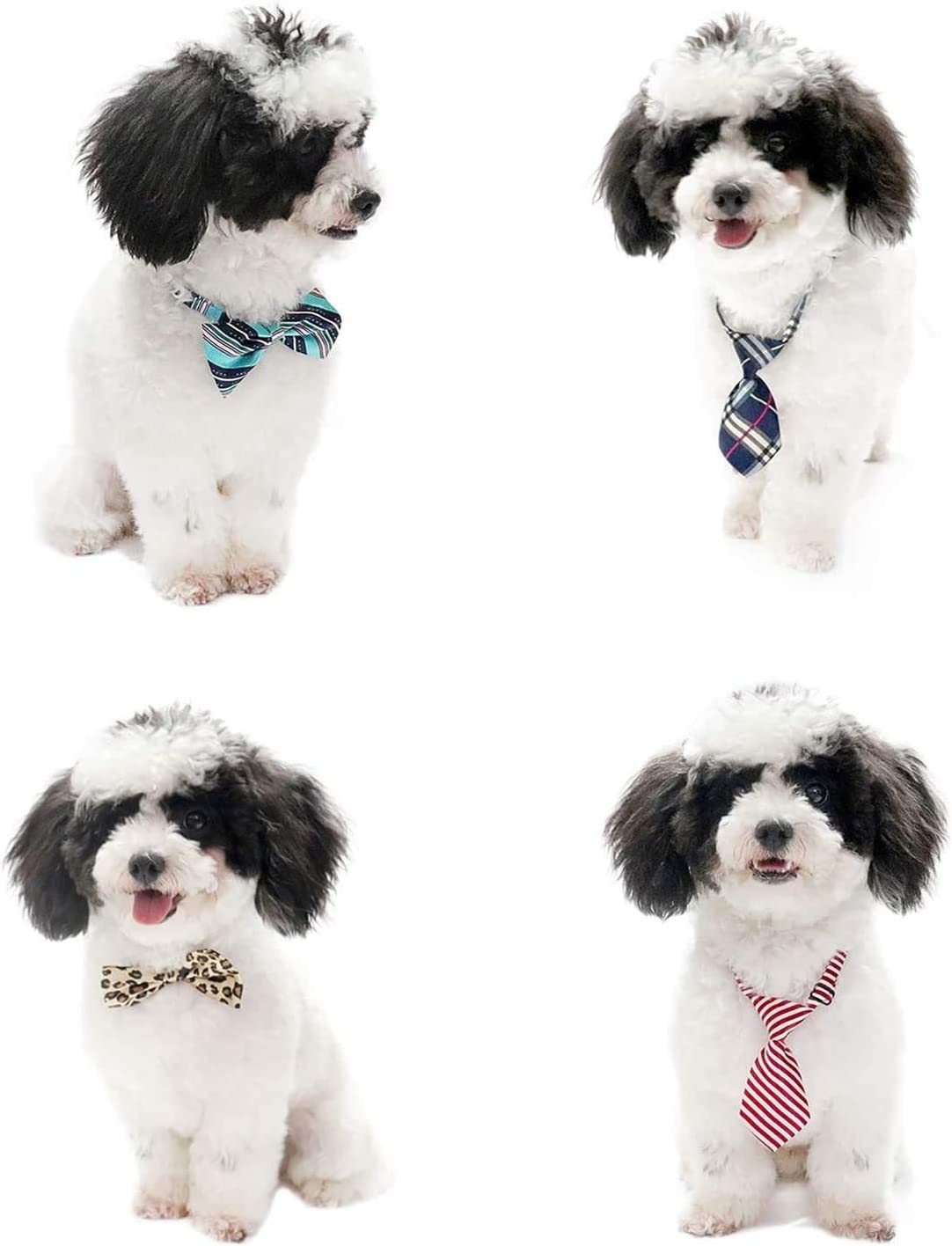 Foto 5 | Juego De Corbatas Para Mascotas, 40 Unidades, Corbatas Ajustables Para El Cuello Y Pajaritas Para Pe - Venta Internac