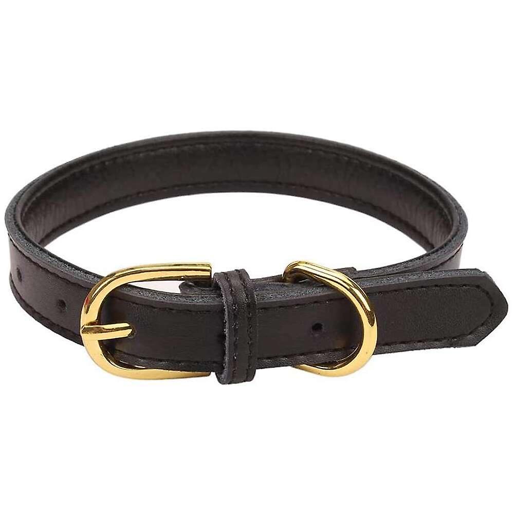 Foto 5 pulgar | Collar Para Mascotas De Piel Sintética Suave, Color Liso, Para Perros Medianos - Venta Internacional.