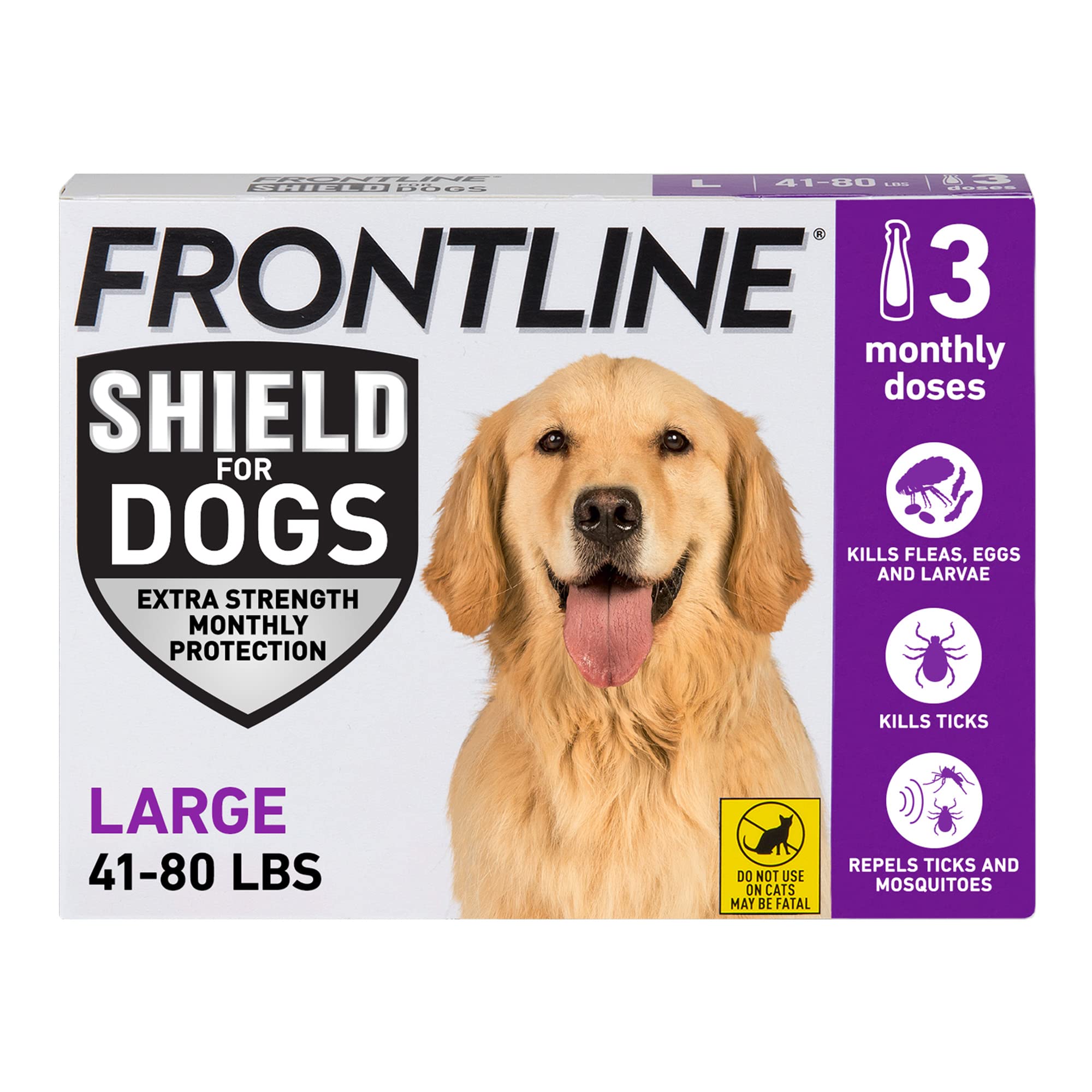 Protector Frontline Para El Tratamiento De Pulgas Y Garrapatas Para Perros Grandes - Venta Internacional.