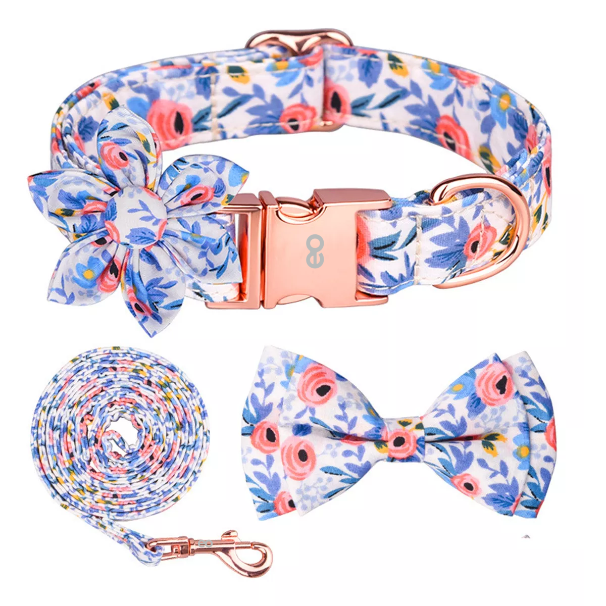 Collar Para Mascotas De Algodón Puro Transpirable Para Mascotas De Algodón Eo Safe Imports Esi-12204-1 Azul