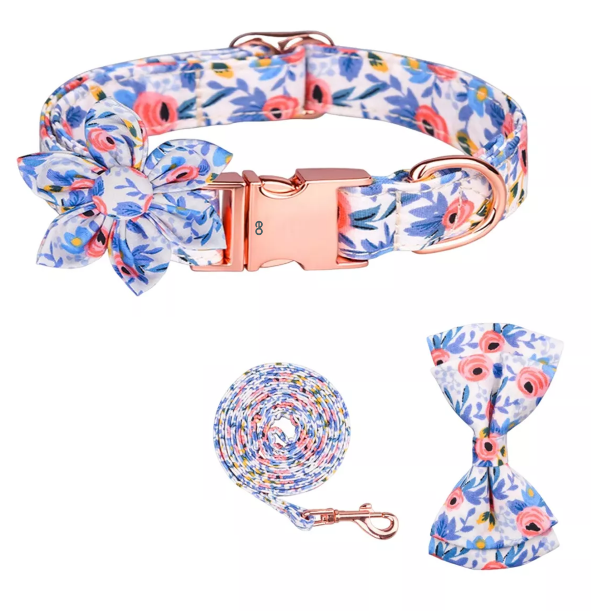 Collar Para Mascotas De Algodón Para Perro Talla L Eo Safe Imports Esi-14175-1 Azul