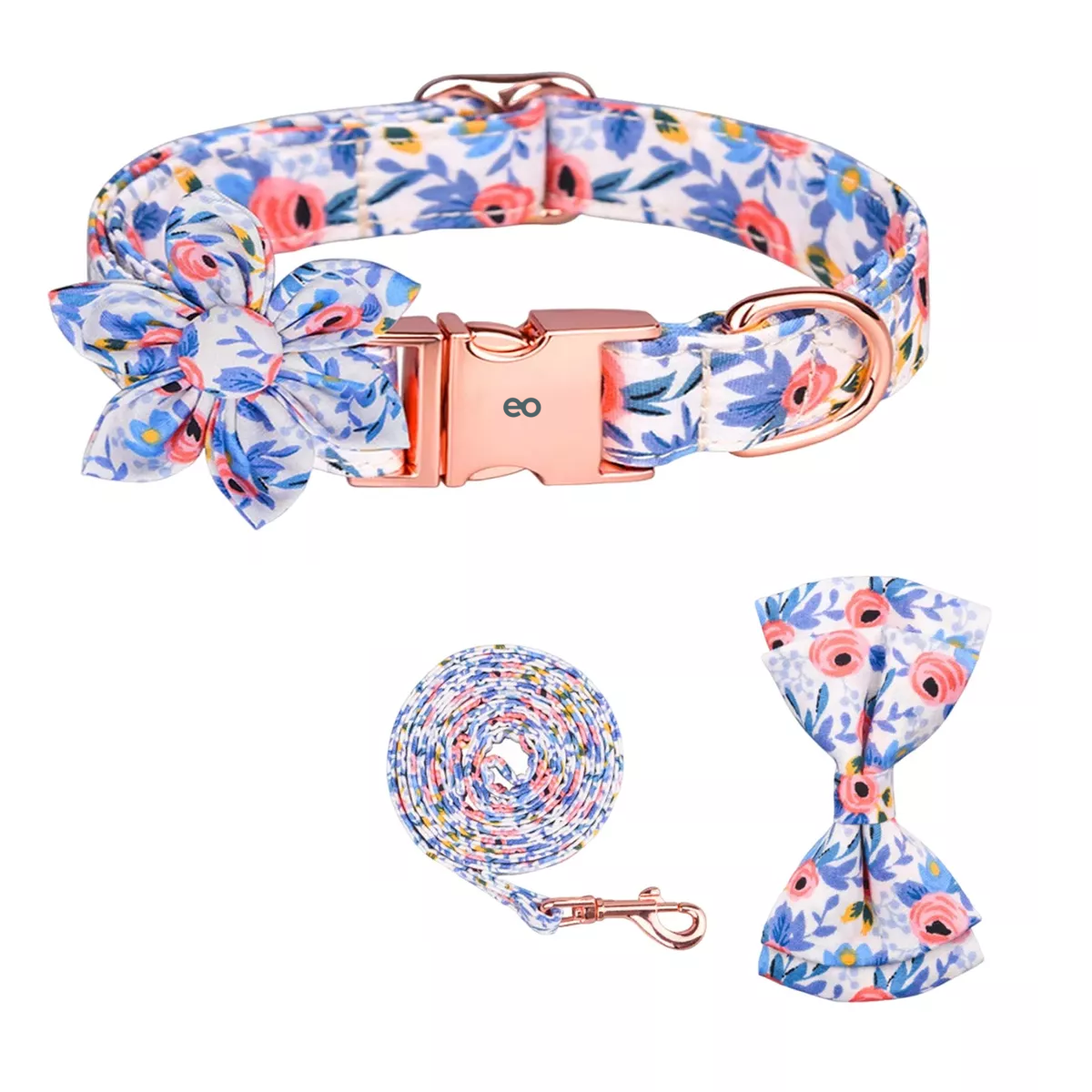 Collar para Perro Talla M Eo Safe Imports ESI-14174 Multicolor de Algodón