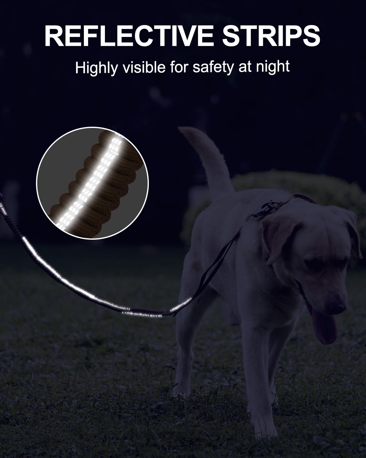 Foto 7 pulgar | Correa Táctica Para Perros Joytale, Resistente, Absorbe Los Golpes De 4 A 6 Pies - Venta Internacional.