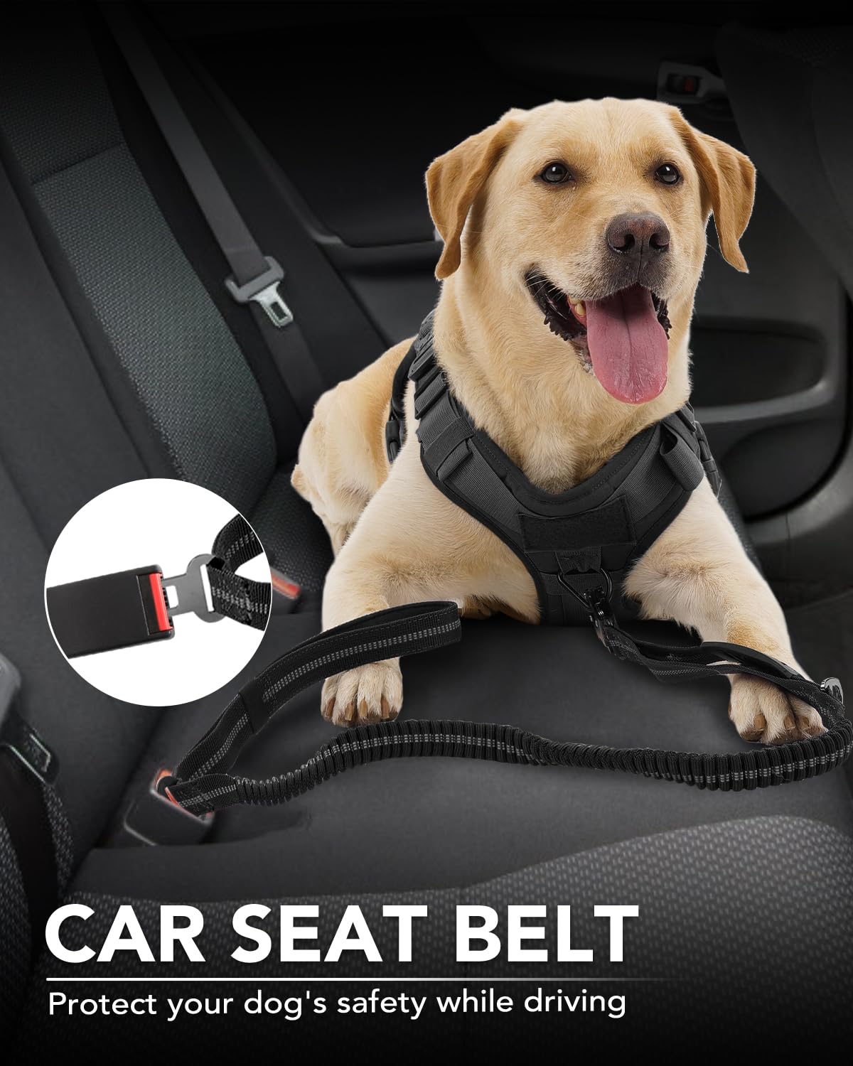 Foto 6 pulgar | Correa Táctica Para Perros Joytale, Resistente, Absorbe Los Golpes De 4 A 6 Pies - Venta Internacional.