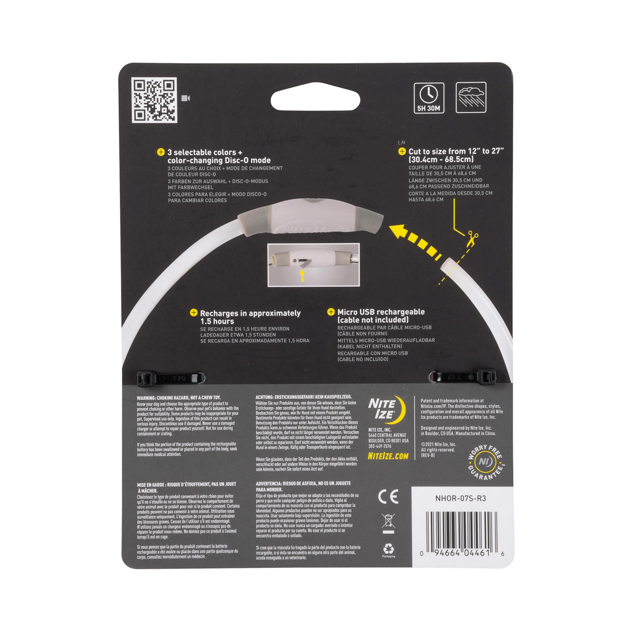 Foto 7 pulgar | Collar De Seguridad Led Nite Ize Nitehowl Para Perro, Multicolor - Venta Internacional.