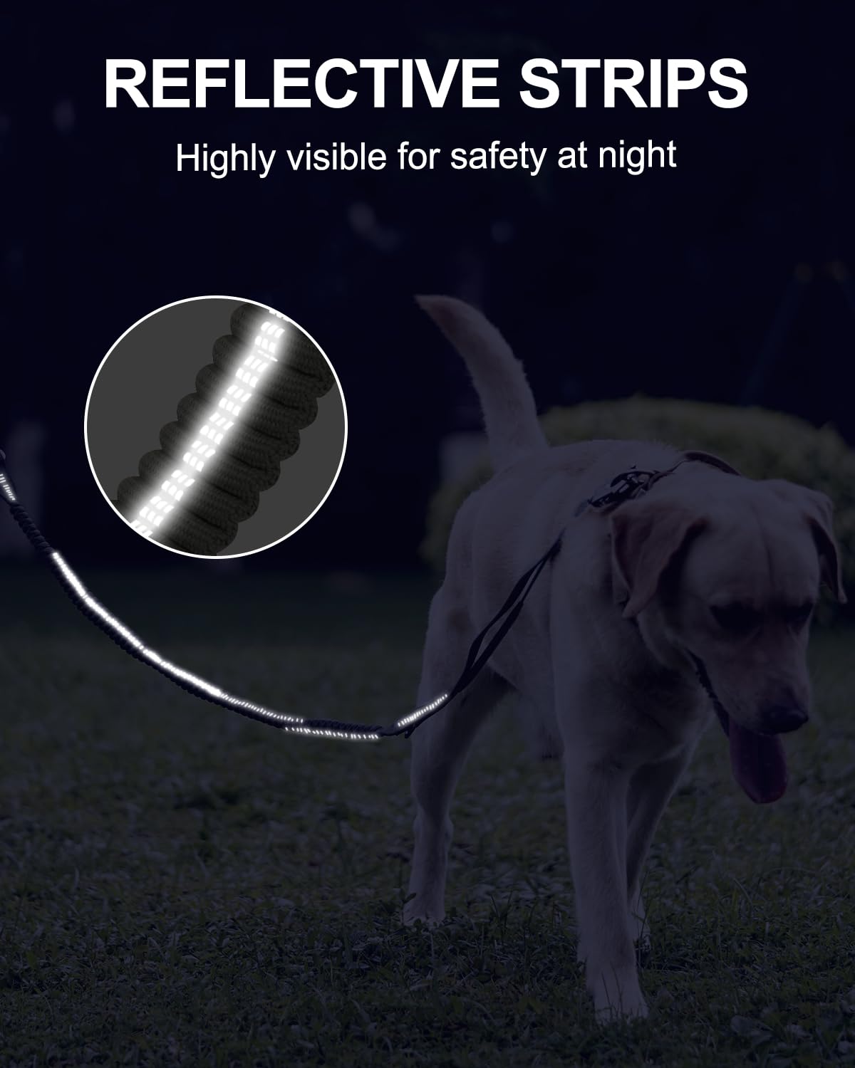 Foto 7 pulgar | Correa Táctica Para Perros Joytale, Resistente, Absorbe Los Golpes De 4 A 6 Pies - Venta Internacional.