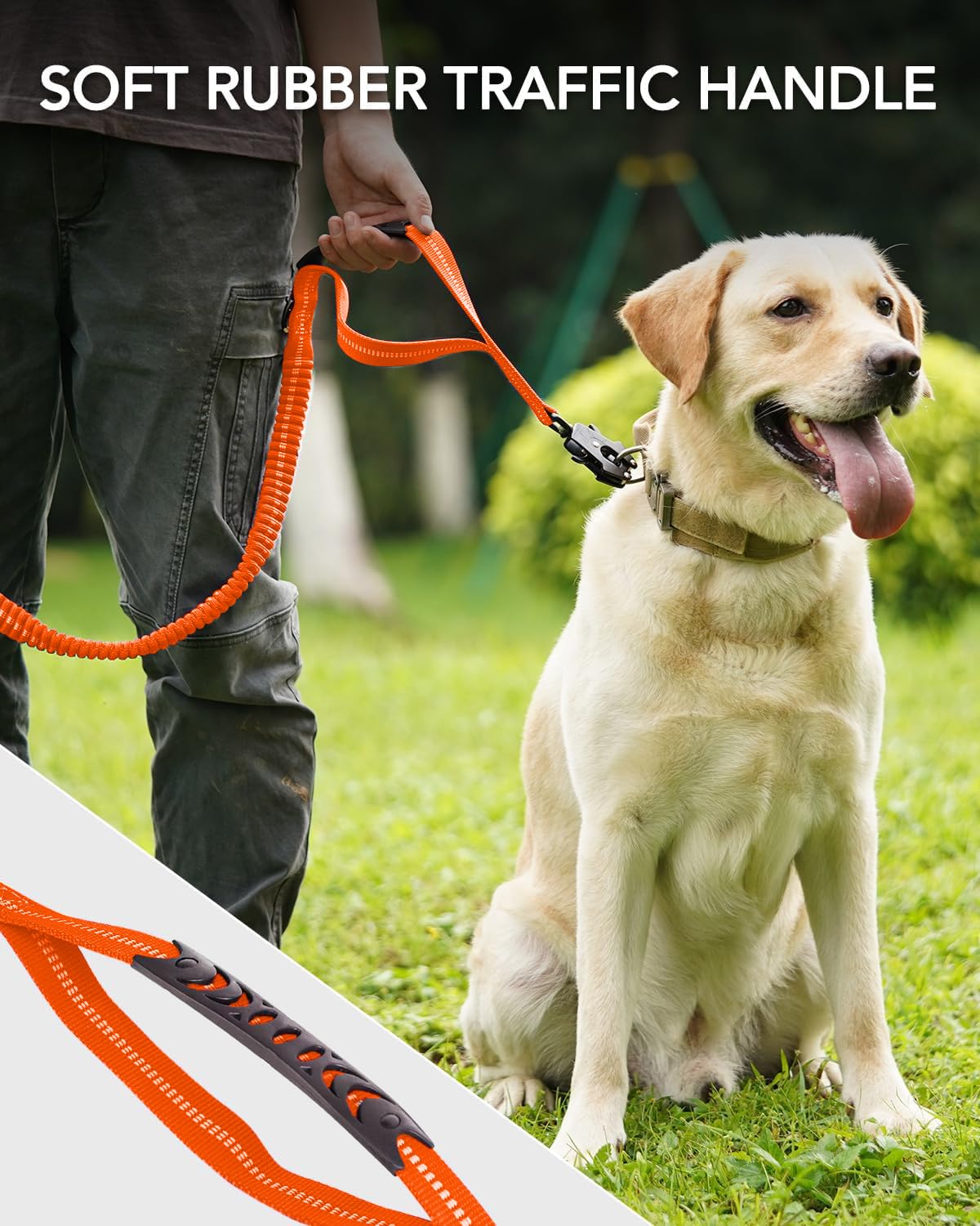 Foto 5 pulgar | Correa Táctica Para Perros Joytale, Resistente, Absorbe Los Golpes, Naranja - Venta Internacional.