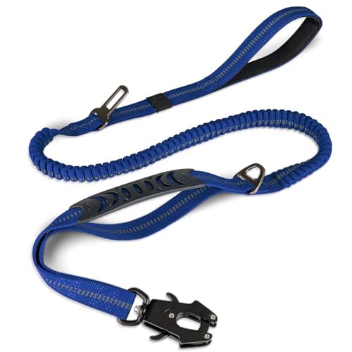 Correa Táctica Para Perros Joytale, Resistente, Absorbe Los Golpes, Azul Marino - Venta Internacional.