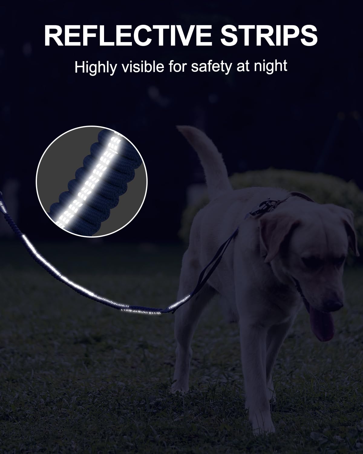 Foto 6 | Correa Táctica Para Perros Joytale, Resistente, Absorbe Los Golpes, Azul Marino - Venta Internacional.