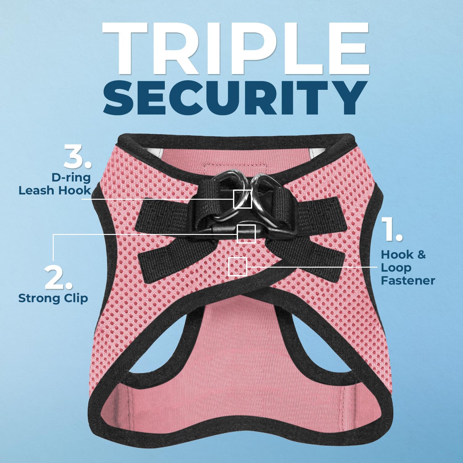 Foto 3 pulgar | Arnés Para Perros Best Pet Supplies Voyager Step-in Air Pink Xs - Venta Internacional.
