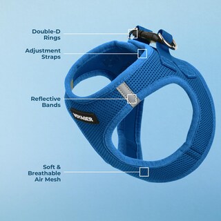 Foto 3 | Arnés Best Pet Supplies, Malla Reflectante Para Todo Clima, Azul L - Venta Internacional.