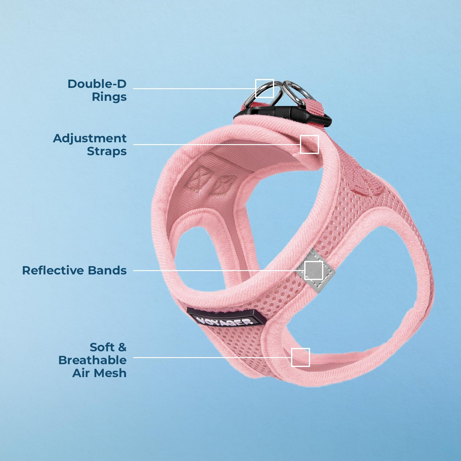 Foto 4 pulgar | Arnés Para Perros Best Pet Supplies Voyager Step-in Air Pink Xs - Venta Internacional.