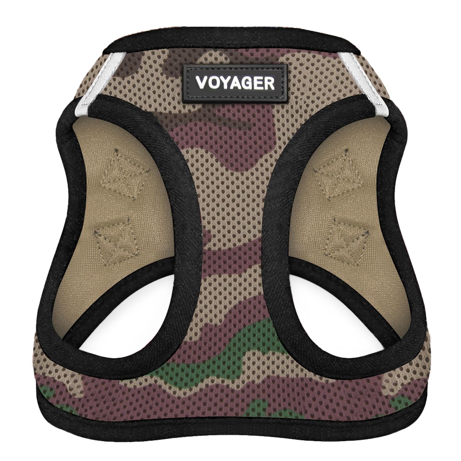 Malla Harness Best Pet Supplies Para Todo Clima Para Perros Pequeños Y Medianos, Gatos, Army/black Trim - Venta I