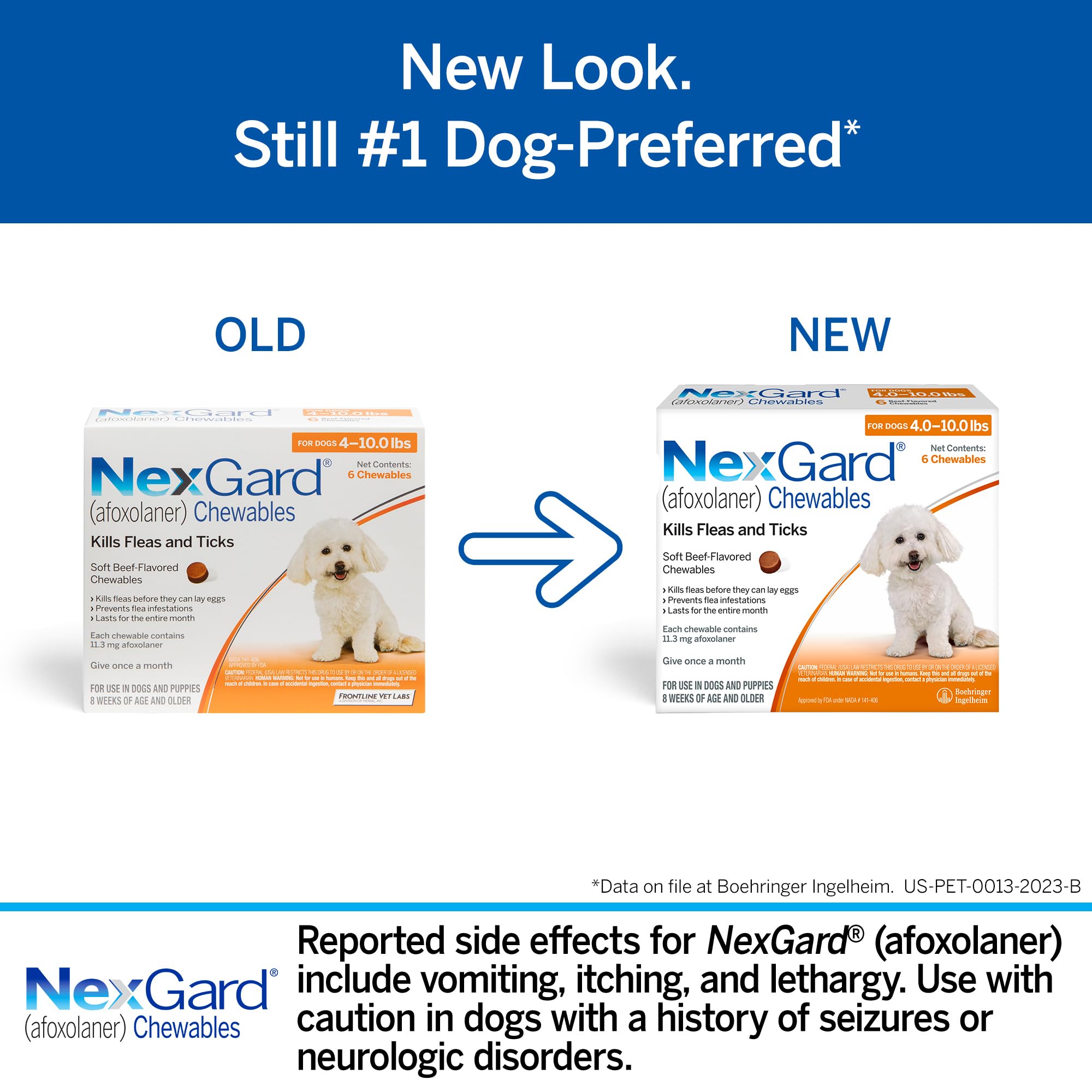 Foto 4 | Masticables Para Protección Contra Pulgas Y Garrapatas Nexgard Para Perros - Venta Internacional.