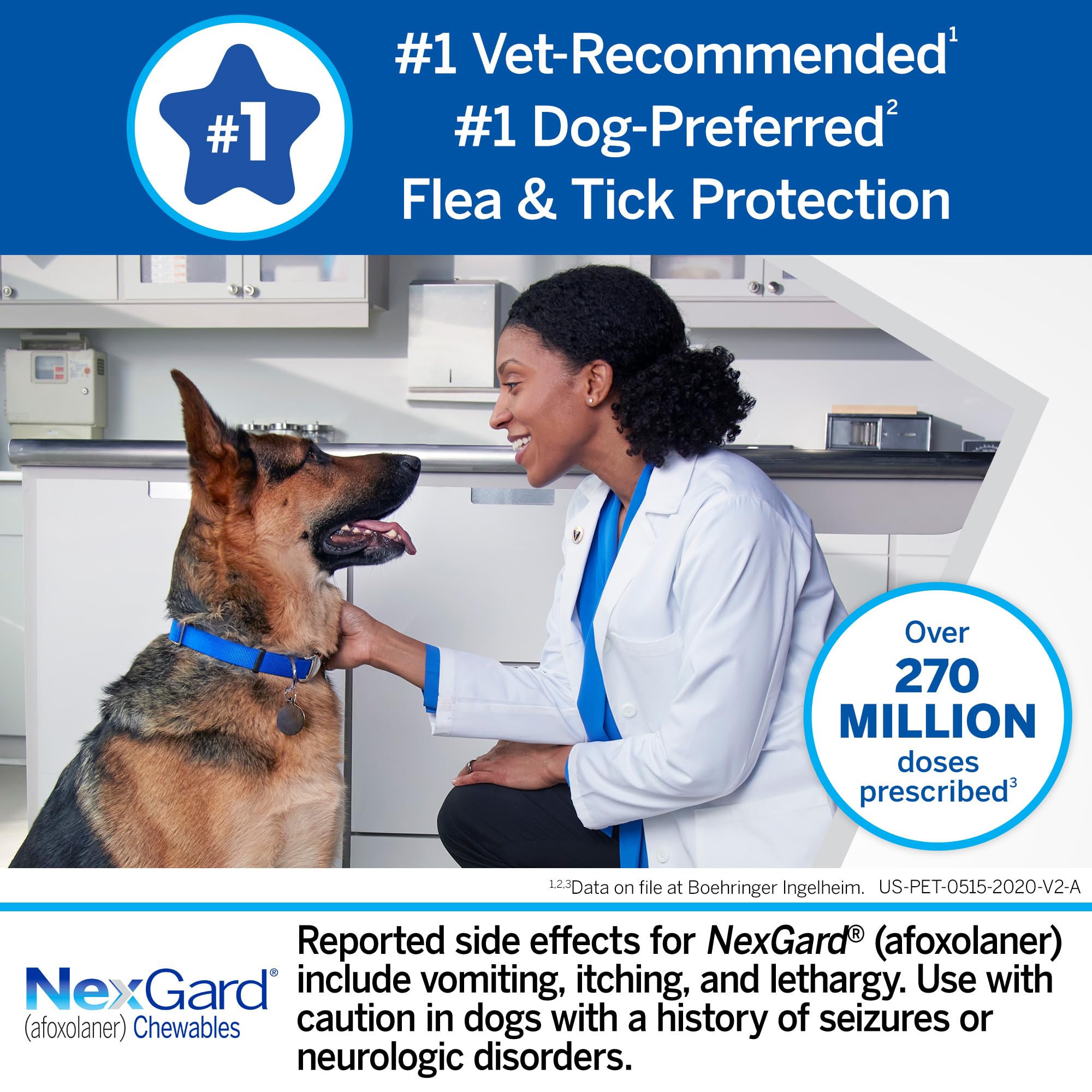 Foto 5 | Masticables Para Protección Contra Pulgas Y Garrapatas Nexgard Para Perros - Venta Internacional.