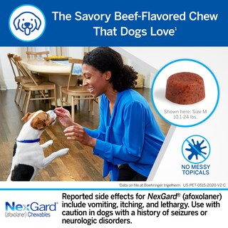 Foto 7 | Masticables Para Protección Contra Pulgas Y Garrapatas Nexgard Para Perros - Venta Internacional.