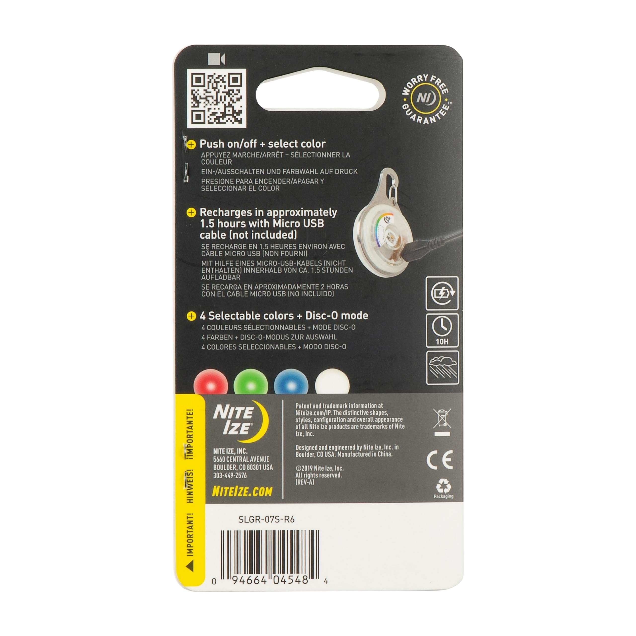 Foto 7 pulgar | Mosquetón Nite Ize Spotlit Xl Recargable Con Luz Led - Venta Internacional.