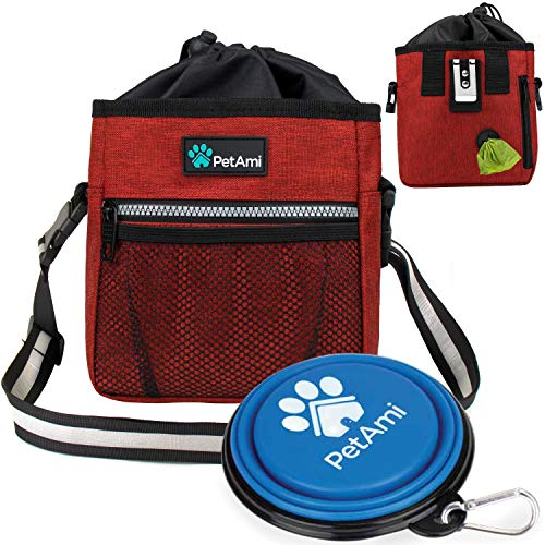 Foto 2 pulgar | Bolsa De Adiestramiento Para Perros Petami Con Correa Para Cintura Y Hombro Roja - Venta Internacional.