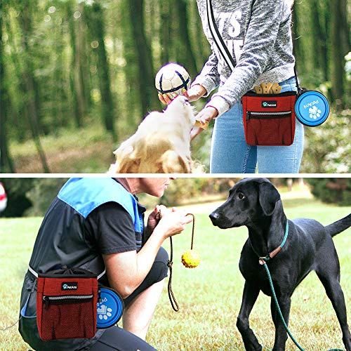 Foto 6 pulgar | Bolsa De Adiestramiento Para Perros Petami Con Correa Para Cintura Y Hombro Roja - Venta Internacional.