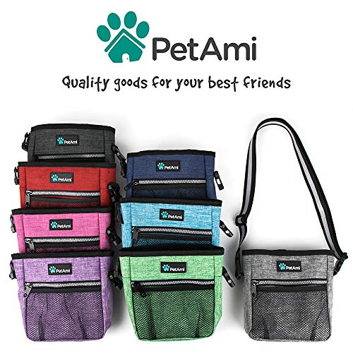 Foto 8 pulgar | Bolsa De Adiestramiento Para Perros Petami Con Correa Para Cintura Y Hombro Roja - Venta Internacional.