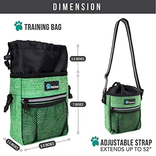 Foto 6 | Bolsa De Adiestramiento Para Perros Petami Con Correa Para Cintura Y Hombro, Color Verde - Venta Internacional.