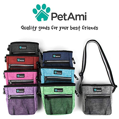 Foto 8 pulgar | Bolsa De Adiestramiento Para Perros Petami Con Correa Para Cintura Y Hombro, Color Verde - Venta Internacional.