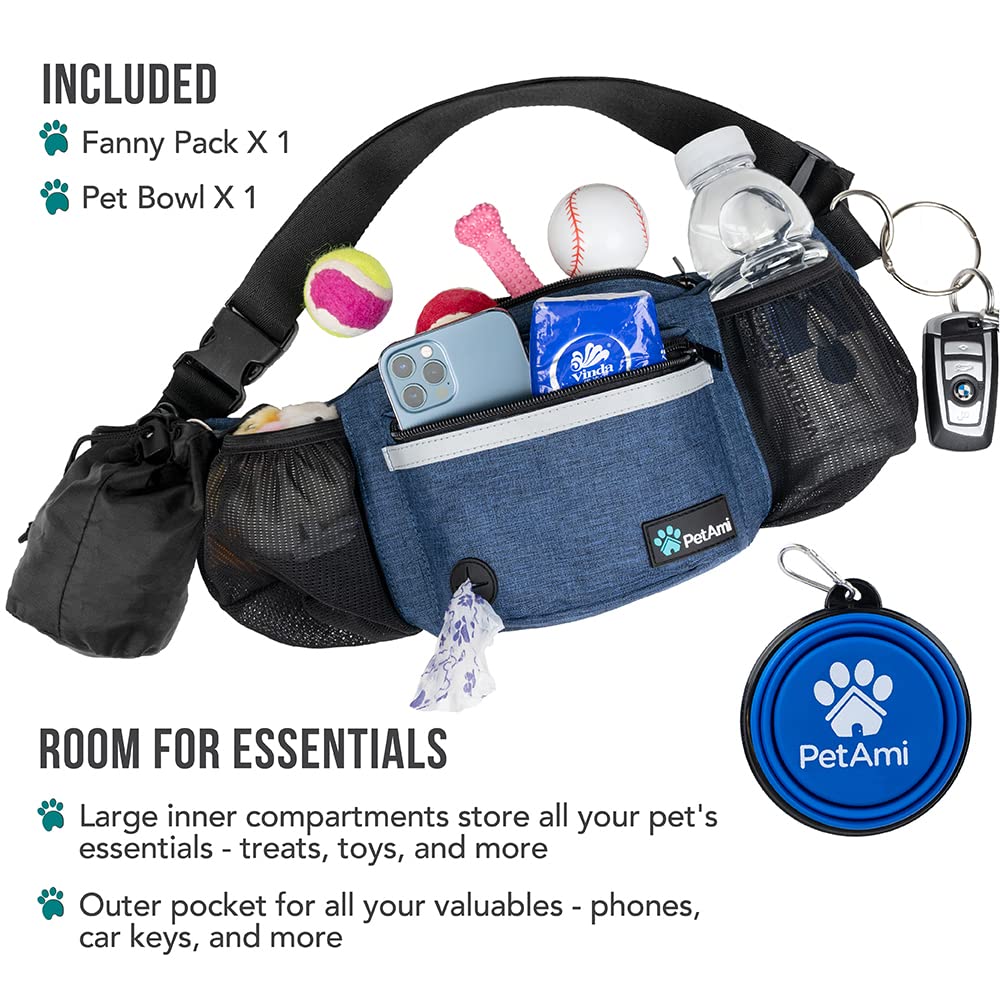 Foto 3 pulgar | Bolsa De Golosinas Petami Dog Fanny Pack Con Dispensador De Bolsas Para Excrementos - Venta Internacional.