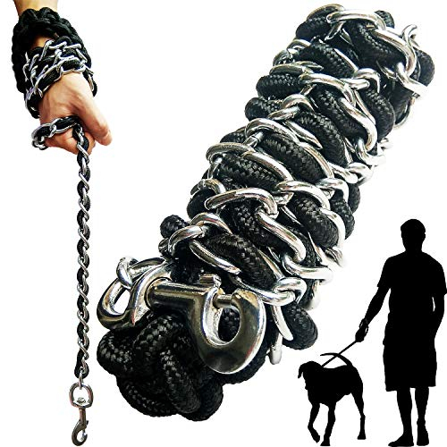 Foto 2 pulgar | Correa De Metal Ancbace Para Perros Con Collar Para Mascotas Para Perros Grandes - Venta Internacional.