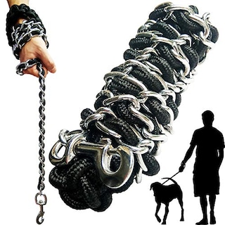 Foto 1 | Correa De Metal Ancbace Para Perros Con Collar Para Mascotas Para Perros Grandes - Venta Internacional.