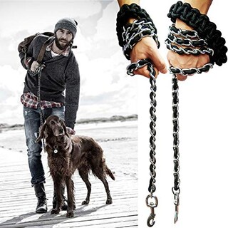Foto 6 | Correa De Metal Ancbace Para Perros Con Collar Para Mascotas Para Perros Grandes - Venta Internacional.