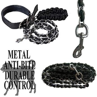 Foto 7 | Correa De Metal Ancbace Para Perros Con Collar Para Mascotas Para Perros Grandes - Venta Internacional.