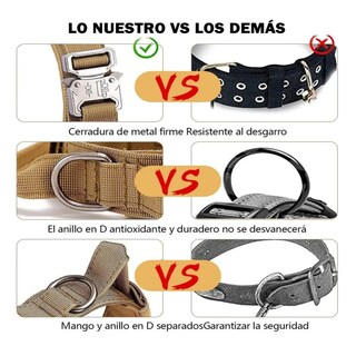 Foto 2 | Collar Y Cuerda Para Perros Negro Talla Belug, Grande