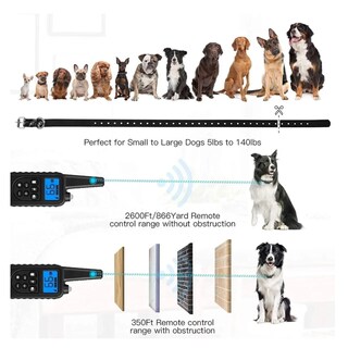 Foto 5 | Collar Eléctrico Para Entrenamiento De Perros 2pz Lab.g, Negro Y Lineas Verdes