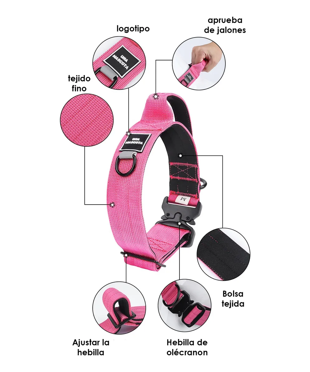 Foto 6 pulgar | Collar Lab.g Perro Ajustable Fucsia Talla L Grande