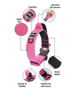 Foto 5 | Collar Lab.g Perro Ajustable Fucsia Talla L Grande