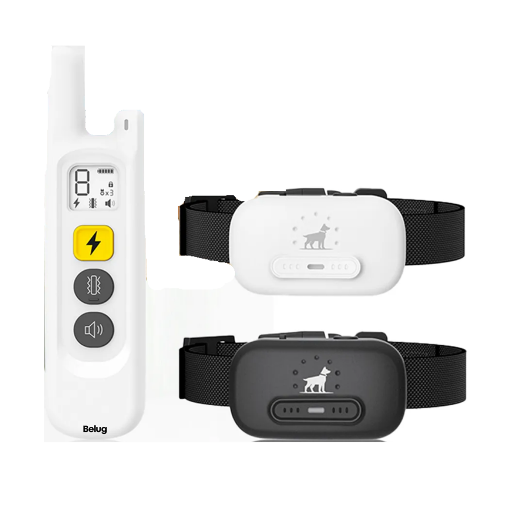 Foto 2 pulgar | Collar De Antiladridos Adiestrar Eléctrico Perros Belug,2 Piezas Blanco 1 Negro 10